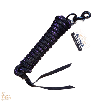 Blocker Groundwork Lead Rope - 3,6m - Black/Purple